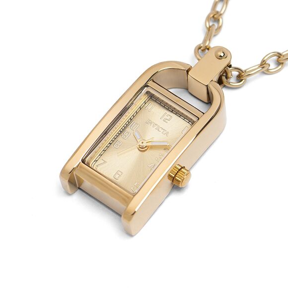 Invicta Mini Angel Women\'s Necklace Watch - 17.5mm, Gold (49935) main image 4
